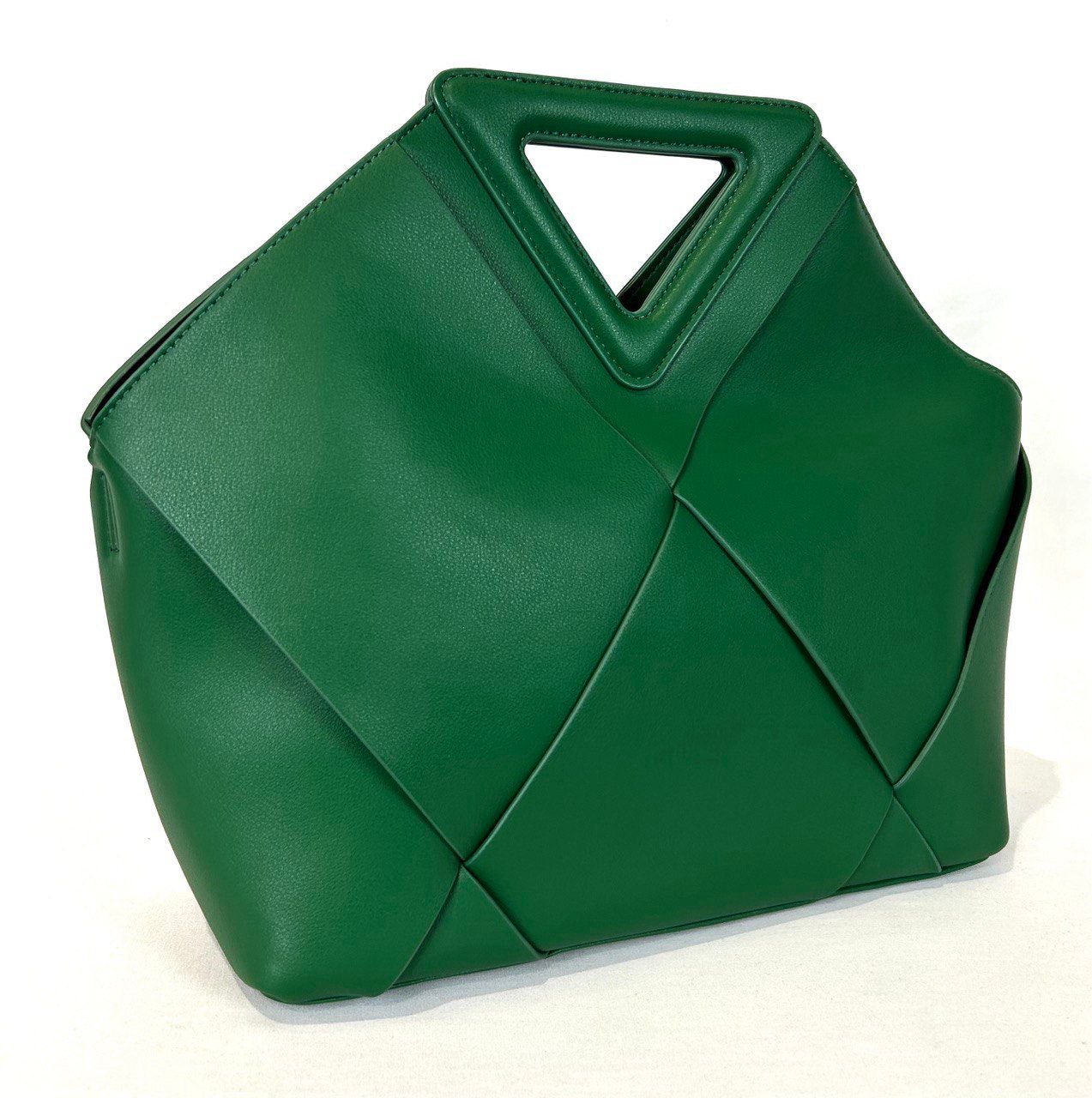 Minimalist Top Handle Bag With Inner Pouch