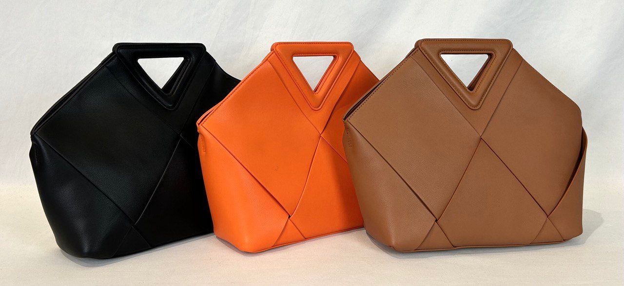 Minimalist Top Handle Bag With Inner Pouch