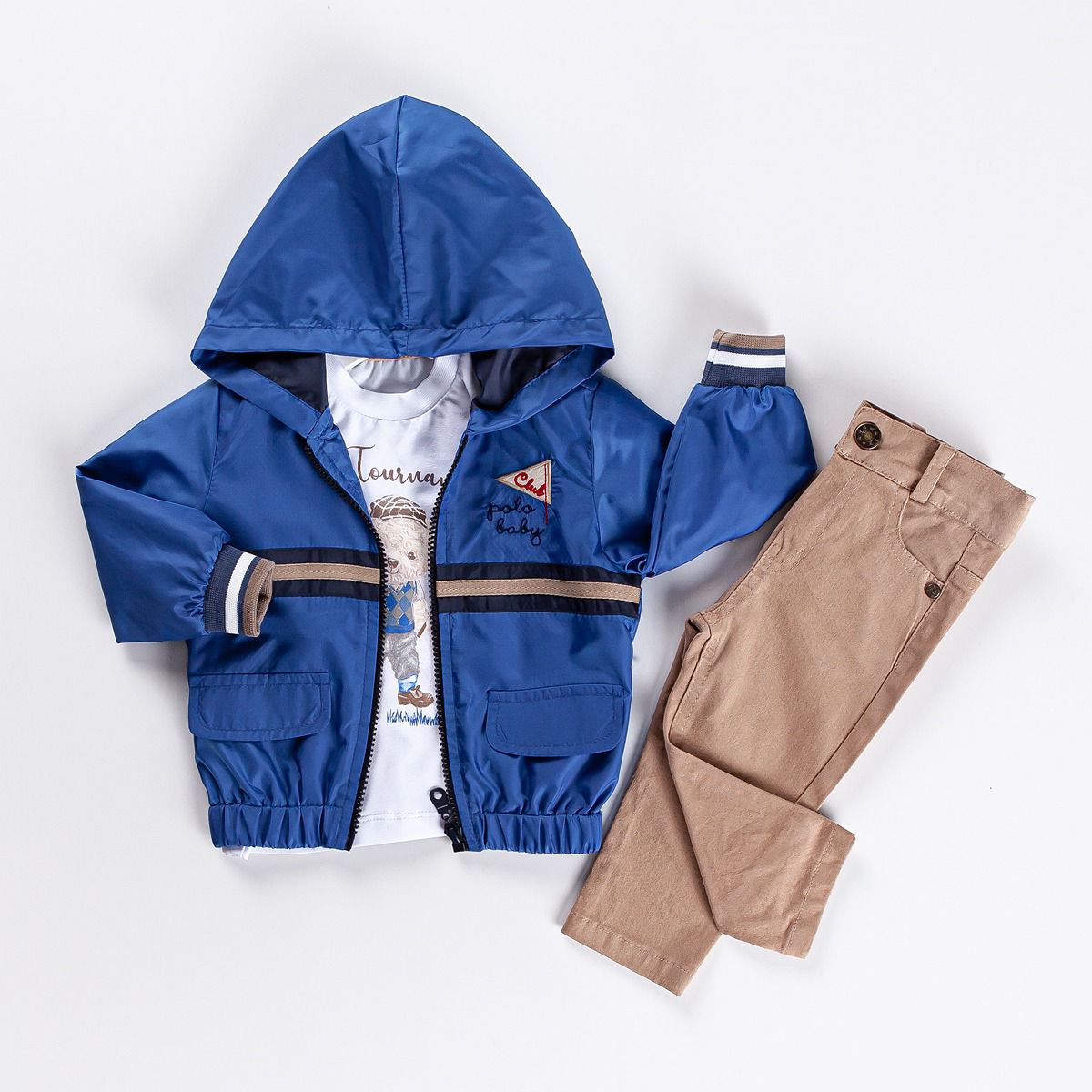 3-piece Boys Jacket, Shirt & Pants Set